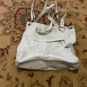 b makowsky handbags grey